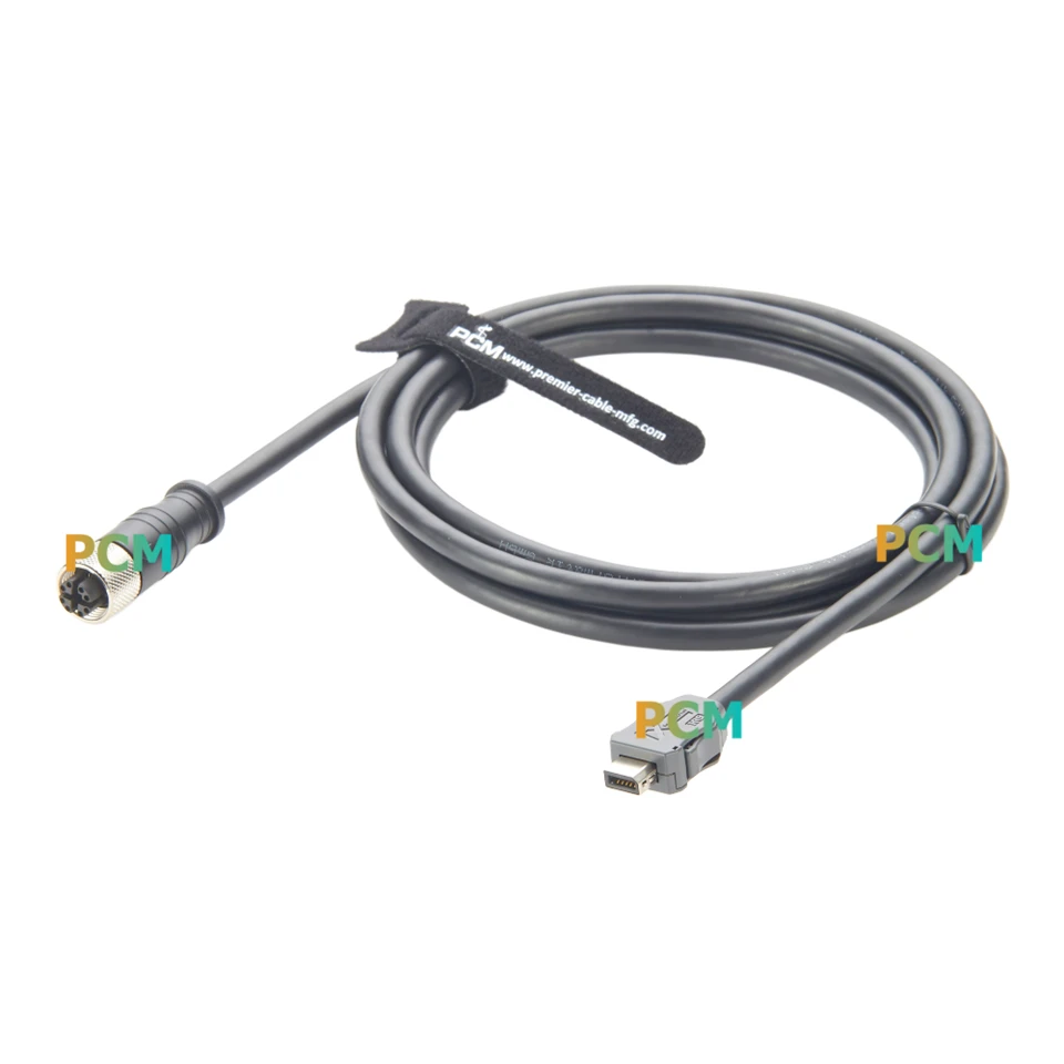 IX A Key To M12 Industrial CATA6 Ethernet Cable factory