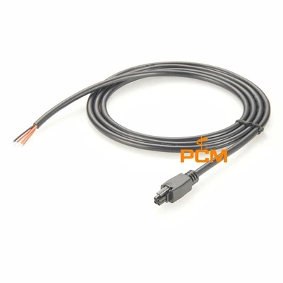 Micro-Fit 4-pinners dobbel rad til pigtail-kabel med korrugert beskyttelsesslange