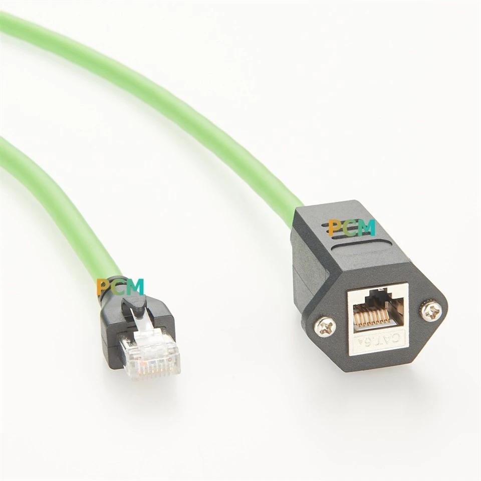 RJ45 Male To Female Screw Lock Panel Mount Cable best