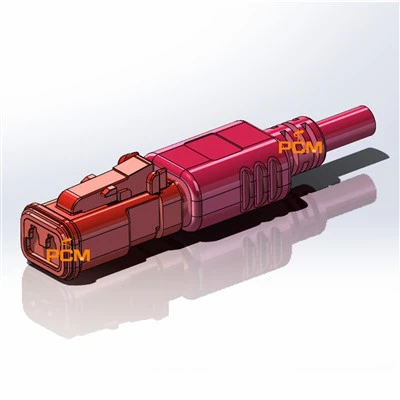 Deutsch DT 2-pins forlengelseskabel DT04-2P til DT06-2S