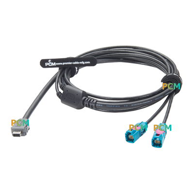IX To Dual H-MTD Automotive Ethernet-kabel