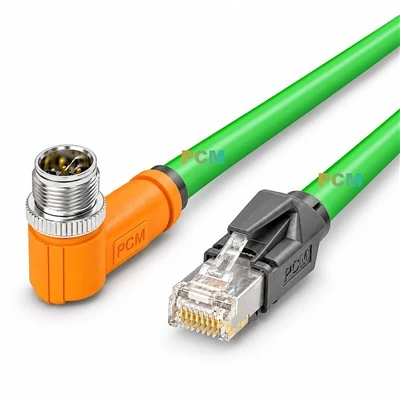 M12 X-kode til RJ45-kabel