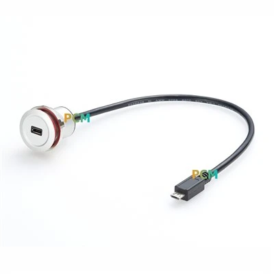Micro USB B panelmonteringskabel