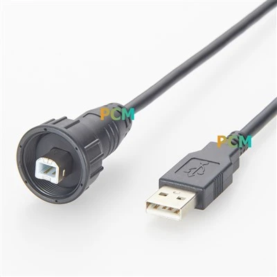 Rj 12 6 p6c til rj 48 10 p10c vanntett kabel
