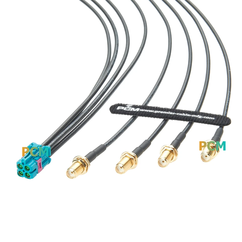 Quad TE MATE-AX To 4x SMA Cable factory